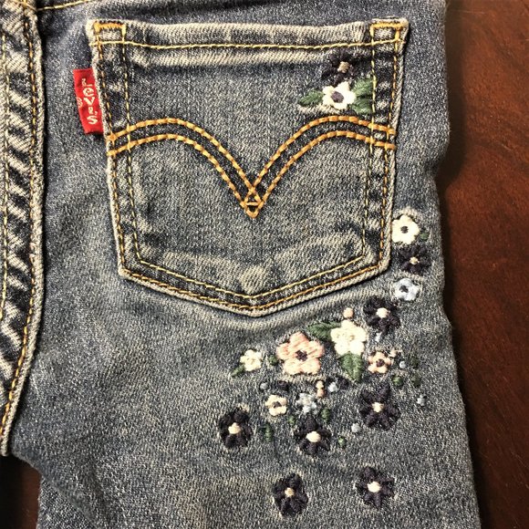 LEVI'S 710 Super Skinny Embellished Jeans | 2T - Picture 5 of 13